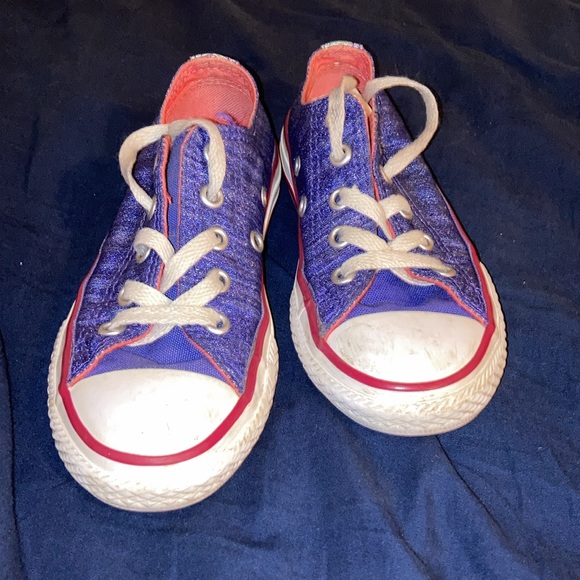 CONVERSE ALL STAR CHUCK TAYLOR DOUBLE TONGUE SHORTIES unisex childs tennis shoes - Picture 8 of 9